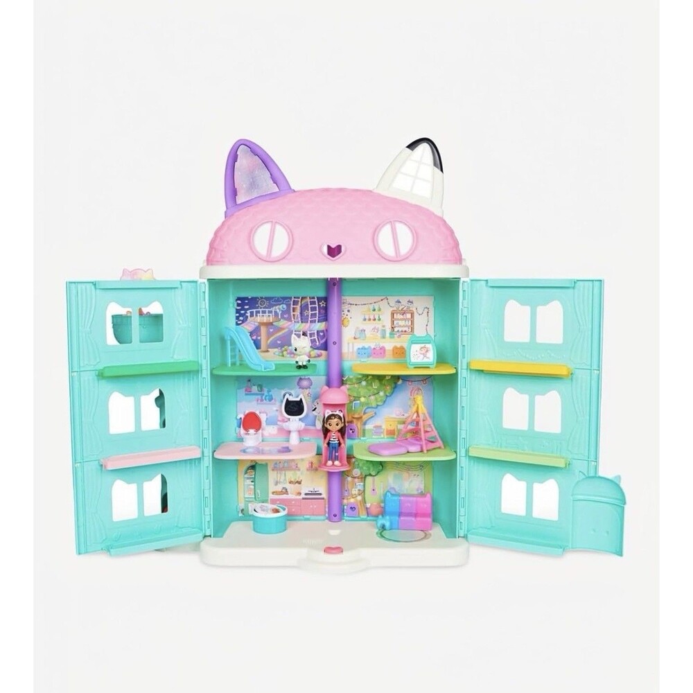 GABBY’S DOLLHOUSE Purrfect Cat-themed Dollhouse Playset (Bx X)